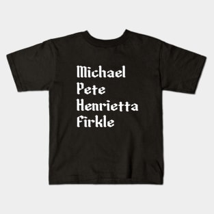 Goth Kids List Kids T-Shirt